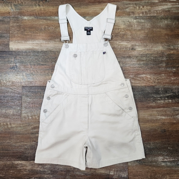 Polo Ralph Lauren Pants - VINTAGE POLO RALPH LAUREN KHAKI OVERALLS SIZE MEDIUM